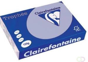Clairefontaine Trophée Pastel gekleurd papier A4 120 g 250 vel lavendelblauw